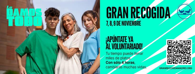 7,8 y 9 noviembre: La Gran Recogida de Alimentos